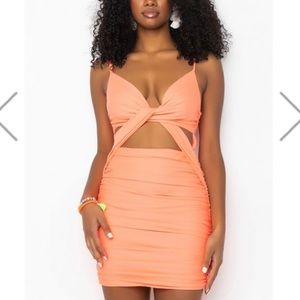 Tiger Mist mini bodycon dress